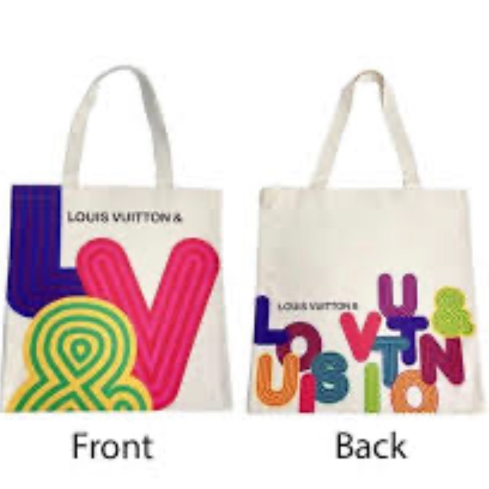 NIB Authentic  Louis Vuitton Eco Friendly Canvas Tote Bag  beautful 🌸🌺🌹